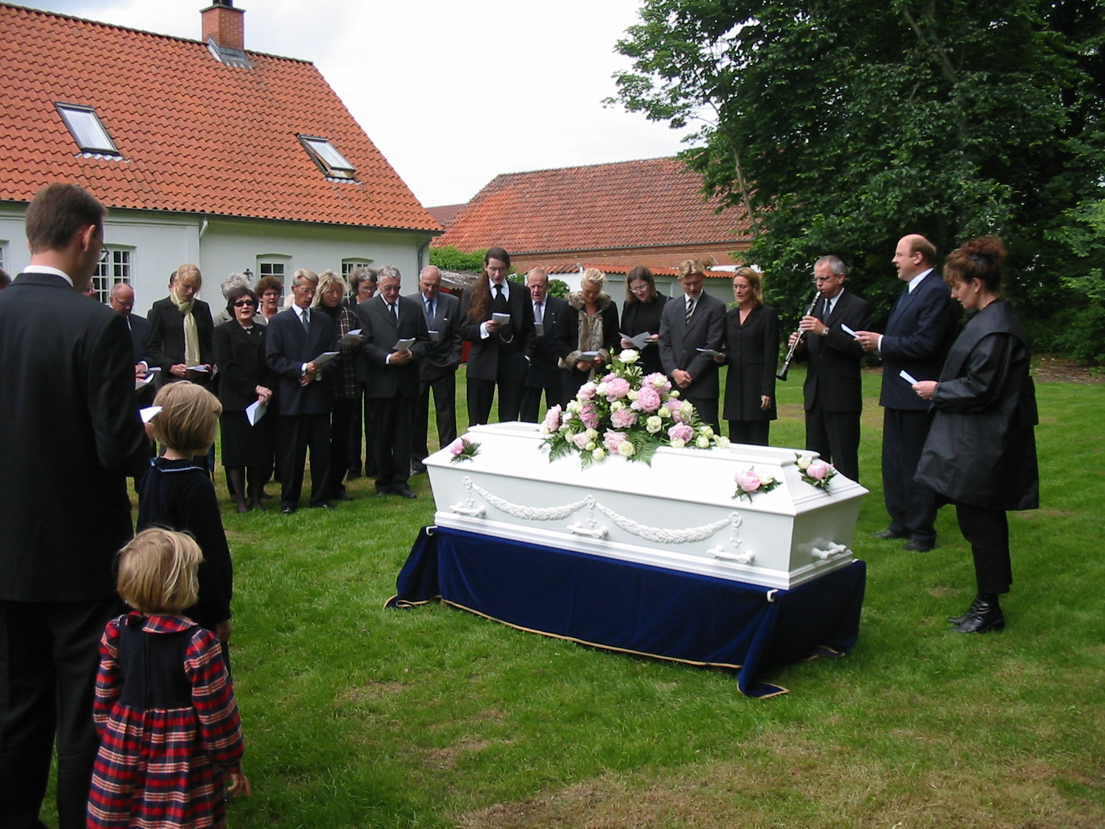 Begravelse i haven